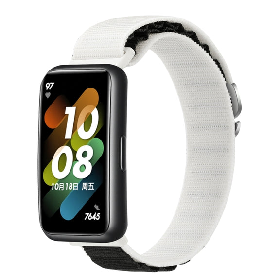 For Huawei Band 7 Loop Nylon Watch Band(Starlight Black)