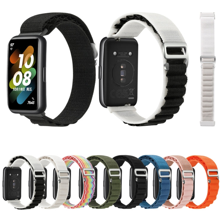 For Huawei Band 7 Loop Nylon Watch Band(Colorful)