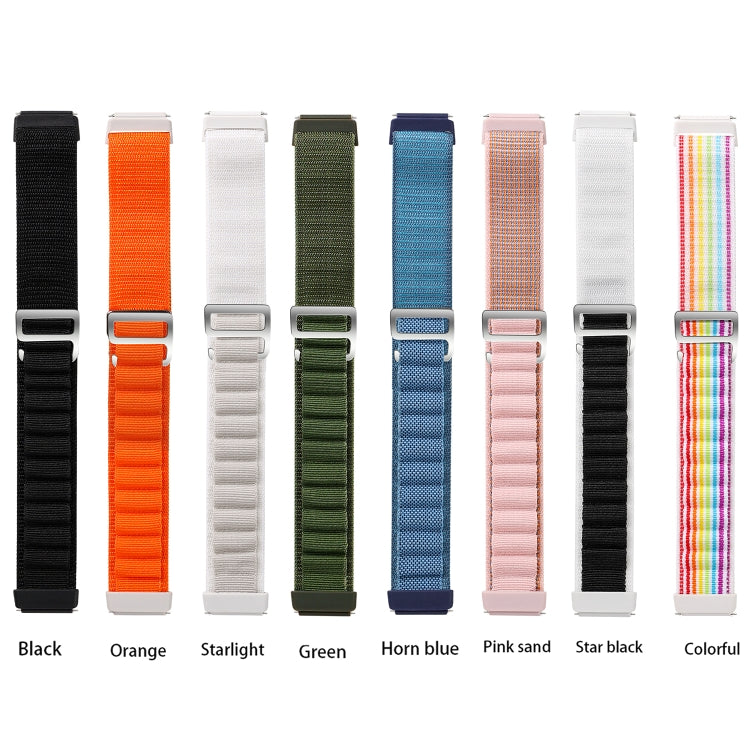 For Huawei Band 7 Loop Nylon Watch Band(Colorful)