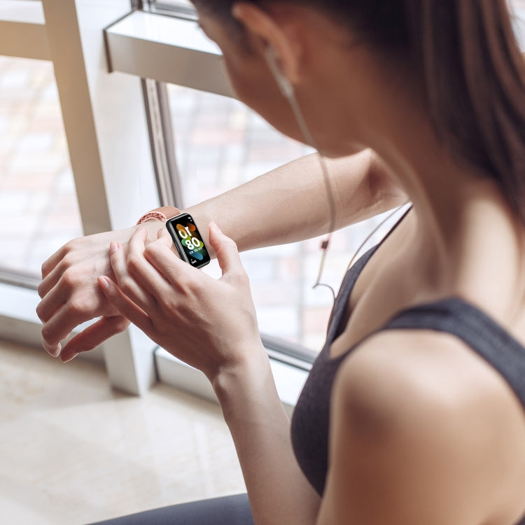 For Huawei Band 7 Loop Nylon Watch Band(Colorful)
