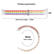 For Xiaomi Mi Band 7 Pro Loop Nylon Watch Band(Orange)