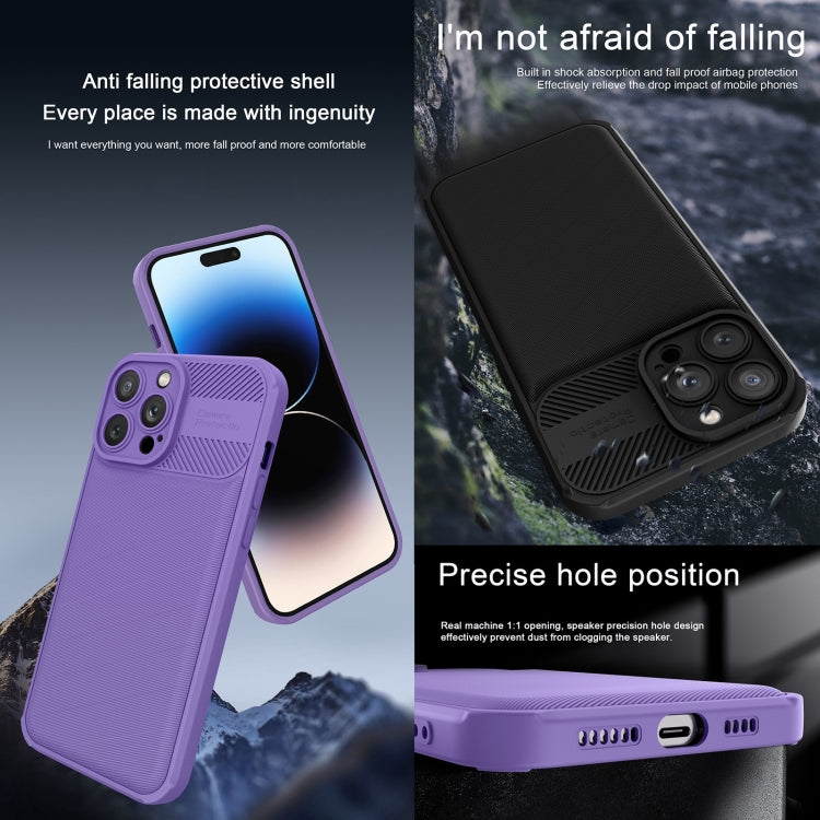 For Samsung Galaxy A51 4G Twill Texture TPU Shockproof Phone Case(Black)