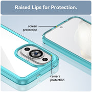 For Huawei Nova 11 Colorful Series Acrylic + TPU Phone Case(Transparent Blue)