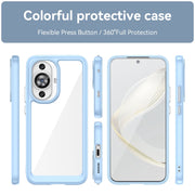 For Huawei Nova 11 Colorful Series Acrylic + TPU Phone Case(Blue)