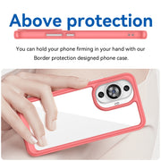 For Huawei Nova 11 Colorful Series Acrylic + TPU Phone Case(Red)