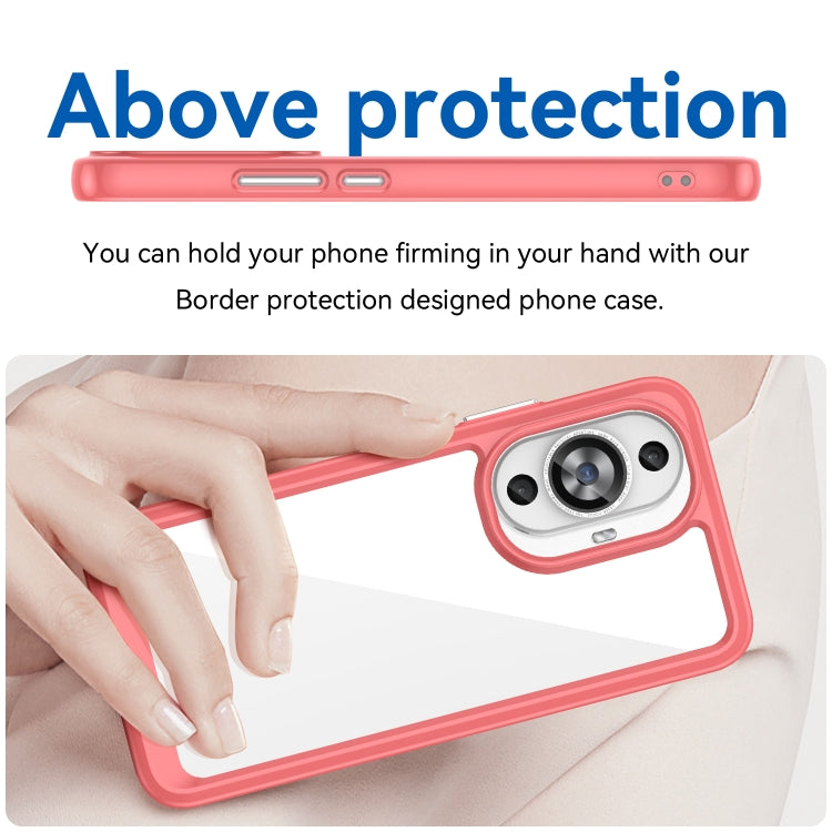 For Huawei Nova 11 Colorful Series Acrylic + TPU Phone Case(Red)