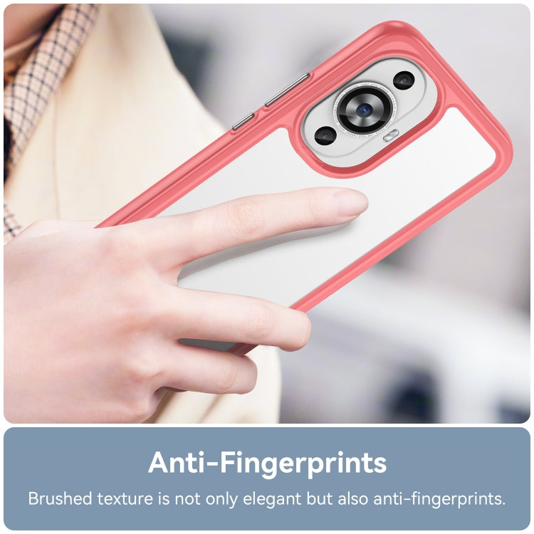 For Huawei Nova 11 Colorful Series Acrylic + TPU Phone Case(Red)