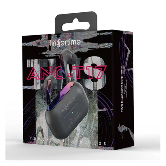 Fingertime T17 TWS Portable Mini In-Ear Wireless Bluetooth Noise Reduction Earphone(Black)