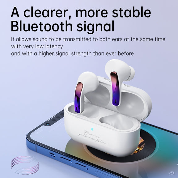 Fingertime T17 TWS Portable Mini In-Ear Wireless Bluetooth Noise Reduction Earphone(White)