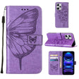 For Xiaomi Redmi Note 12 Pro+ 5G / Note 12 Explorer Embossed Butterfly Leather Phone Case(Light Purple) - free shipping - PMC TechLife - Order now!