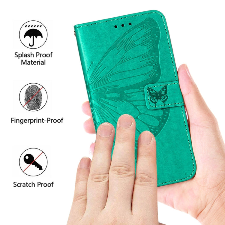 For Xiaomi Redmi Note 12 Pro+ 5G / Note 12 Explorer Embossed Butterfly Leather Phone Case(Light Purple)