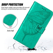 For Xiaomi Redmi Note 12 Pro+ 5G / Note 12 Explorer Embossed Butterfly Leather Phone Case(Light Purple)