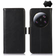 For Xiaomi 13 Ultra Crazy Horse Top Layer Cowhide Leather Phone Case(Black) - Xiaomi Cases by PMC TechLife | Online Shopping South Africa | PMC TechLife | Buy Now Pay Later Mobicred