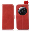 For Xiaomi 13 Ultra Crazy Horse Top Layer Cowhide Leather Phone Case(Red) - 13 Ultra Cases by PMC TechLife | Online Shopping South Africa | PMC TechLife