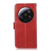 For Xiaomi 13 Ultra Crazy Horse Top Layer Cowhide Leather Phone Case(Red)