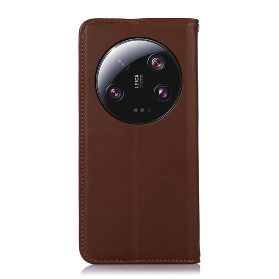For Xiaomi 13 Ultra KHAZNEH Nappa Top Layer Cowhide Leather Phone Case(Brown)