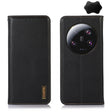 For Xiaomi 13 Ultra KHAZNEH Nappa Top Layer Cowhide Leather Phone Case(Black) - 13 Ultra Cases by PMC TechLife | Online Shopping South Africa | PMC TechLife