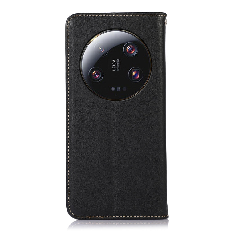 For Xiaomi 13 Ultra KHAZNEH Nappa Top Layer Cowhide Leather Phone Case(Black)