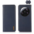 For Xiaomi 13 Ultra KHAZNEH Nappa Top Layer Cowhide Leather Phone Case(Blue) - 13 Ultra Cases by PMC TechLife | Online Shopping South Africa | PMC TechLife