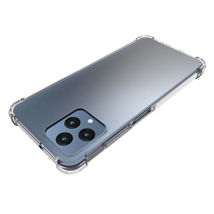 For T-Mobile Revvl 6 5G Shockproof Non-slip Thickening TPU Phone Case(Transparent)