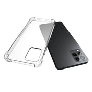 For T-Mobile Revvl 6 Pro 5G Shockproof Non-slip Thickening TPU Phone Case(Transparent)