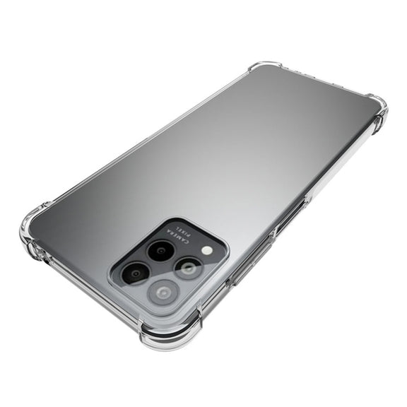 For T-Mobile Revvl 6 Pro 5G Shockproof Non-slip Thickening TPU Phone Case(Transparent)