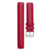 For Huawei Band 7 Glossy Leather Watch Band(Red)