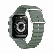 N22 2 in 1 1.96 inch HD Display Sport Bluetooth Call Earphone Smart Watch(Green)