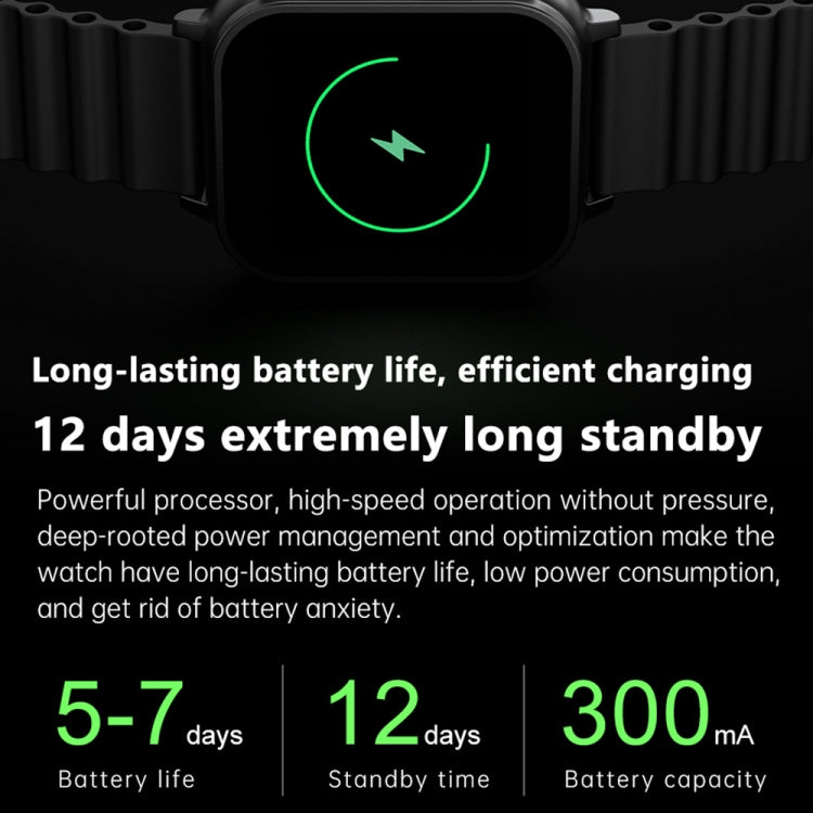 N22 2 in 1 1.96 inch HD Display Sport Bluetooth Call Earphone Smart Watch(Orange)