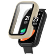 For Keep Band B3 PC + Tempered Glass Film Integrated Watch Protective Case(Ivory White) - Smart Wear by PMC TechLife | Online Shopping South Africa | PMC TechLife