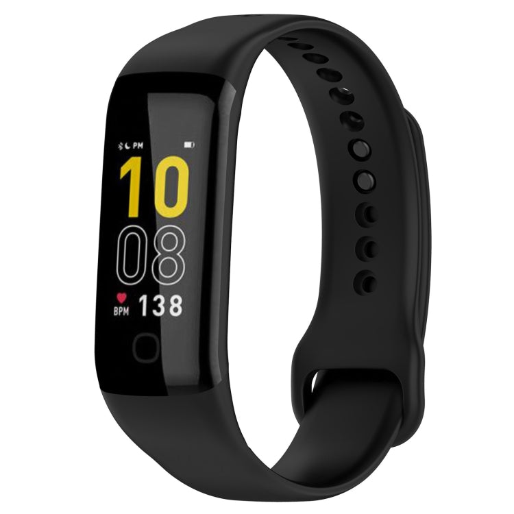 For Mambo Band 5 / 5S Solid Color Silicone Replacement Watch Band(Black)