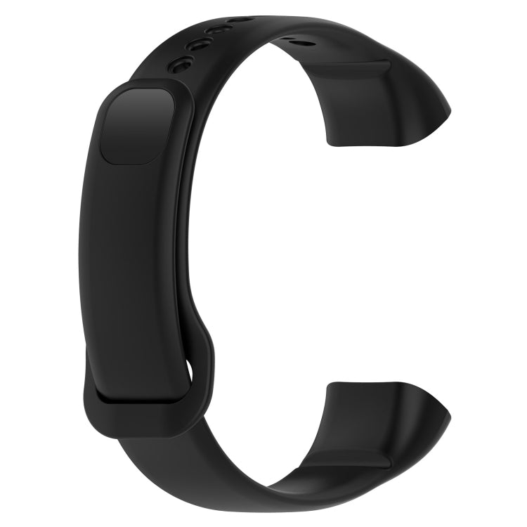 For Mambo Band 5 / 5S Solid Color Silicone Replacement Watch Band(Black)