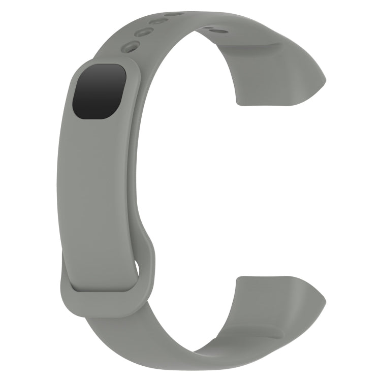 For Mambo Band 5 / 5S Solid Color Silicone Replacement Watch Band(Grey)
