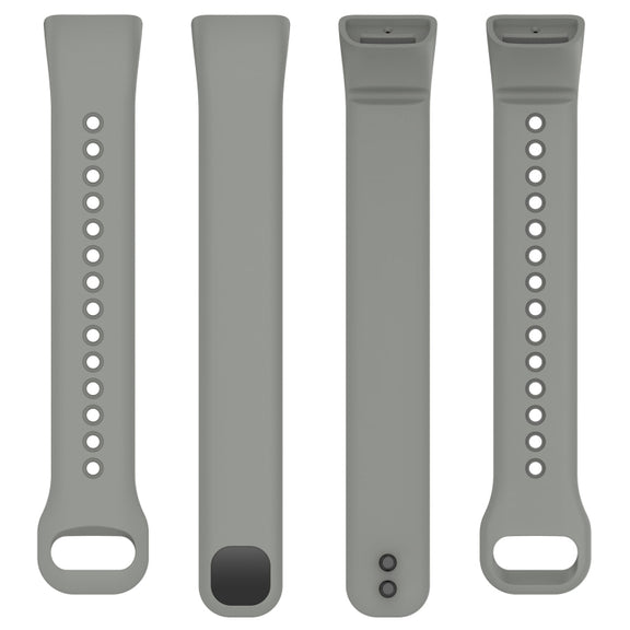 For Mambo Band 5 / 5S Solid Color Silicone Replacement Watch Band(Grey)