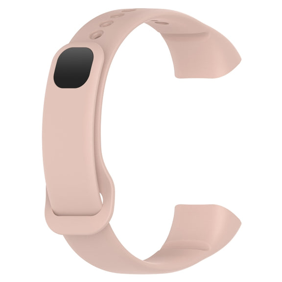For Mambo Band 5 / 5S Solid Color Silicone Replacement Watch Band(Light Pink)