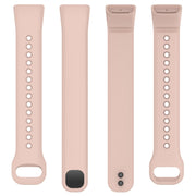 For Mambo Band 5 / 5S Solid Color Silicone Replacement Watch Band(Light Pink)