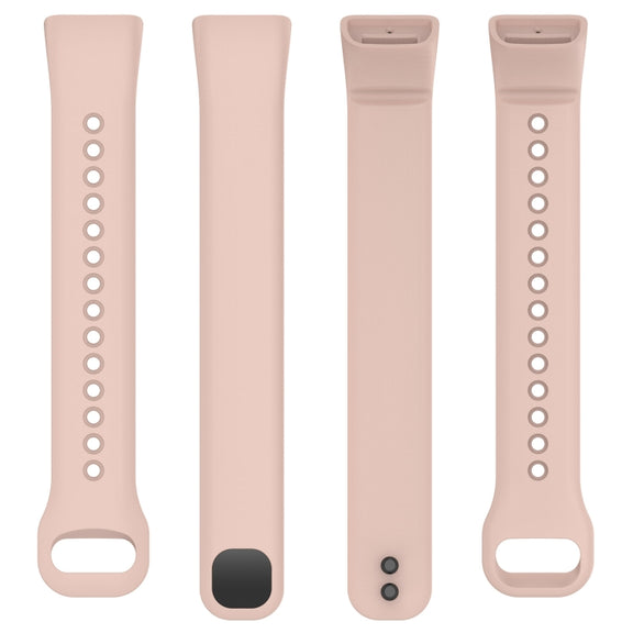 For Mambo Band 5 / 5S Solid Color Silicone Replacement Watch Band(Light Pink)