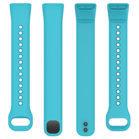 For Mambo Band 5 / 5S Solid Color Silicone Replacement Watch Band(Sky Blue)