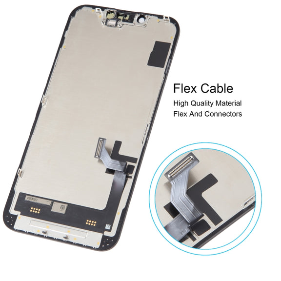 RJ inell LCD Screen For iPhone 14 with Digitizer Full Assembly