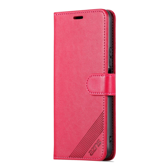 For Honor 70 Lite AZNS Sheepskin Texture Flip Leather Phone Case(Red)