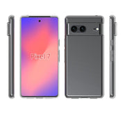 For Google Pixel 7 Water-resistant Texture TPU Phone Case(Transparent)