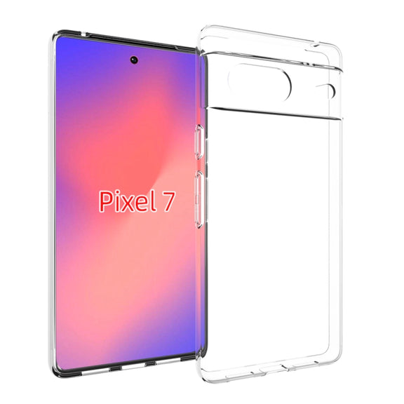 For Google Pixel 7 Water-resistant Texture TPU Phone Case(Transparent)