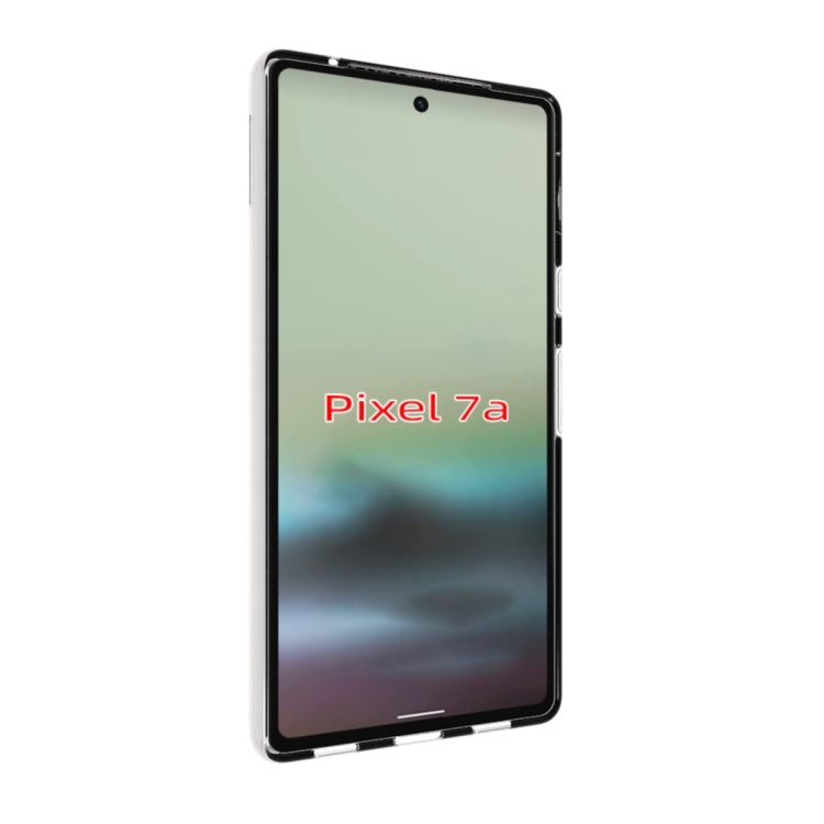 For Google Pixel 7a Water-resistant Texture TPU Phone Case(Transparent)