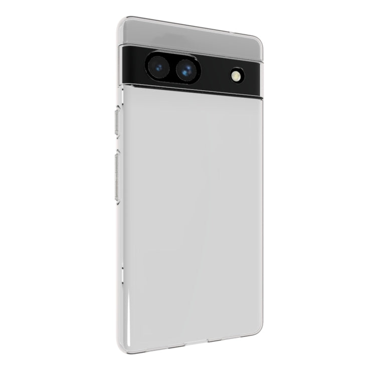 For Google Pixel 7a Water-resistant Texture TPU Phone Case(Transparent)