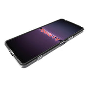 For Sony Xperia 1 V Water-resistant Texture TPU Phone Case(Transparent)