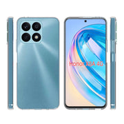 For Honor X8a 4G Water-resistant Texture TPU Phone Case(Transparent)