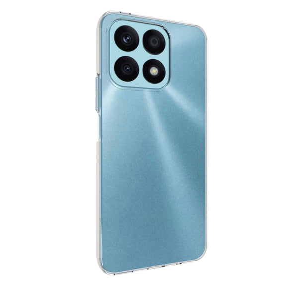 For Honor X8a 4G Water-resistant Texture TPU Phone Case(Transparent)