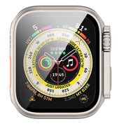 For Apple Watch Series 8 & 7 41mm Tempered Film + PC Integrated Watch Protective Case(Starlight Color)