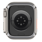 For Apple Watch Series 8 & 7 41mm Tempered Film + PC Integrated Watch Protective Case(Starlight Color)