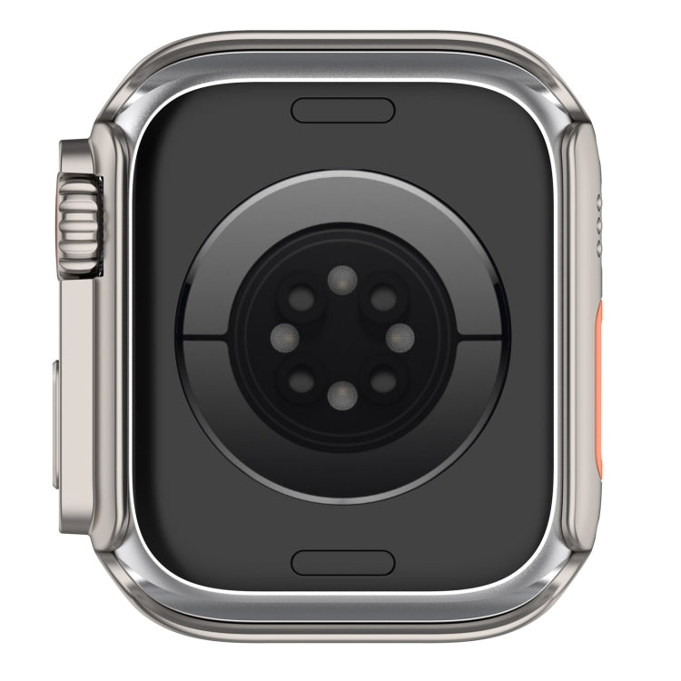 For Apple Watch Series 8 & 7 41mm Tempered Film + PC Integrated Watch Protective Case(Starlight Color)